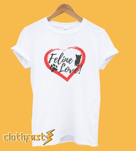 Feline Love Halloween T-Shirt