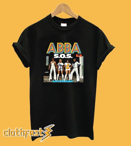Abba SOS Black T-shirt