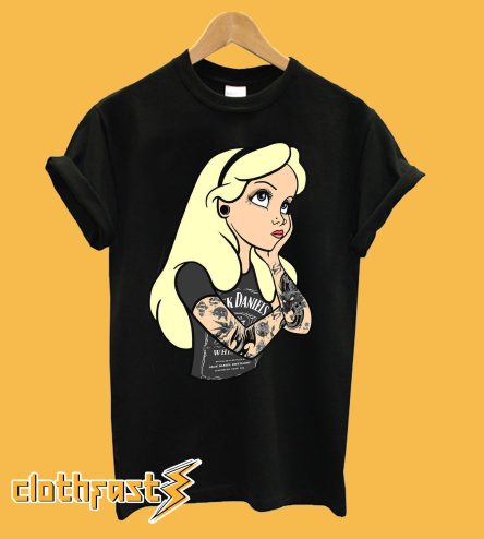 Alice In Wonderland Tattoos T-Shirt