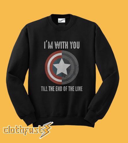 Captain America I'm With You Sweatshirt