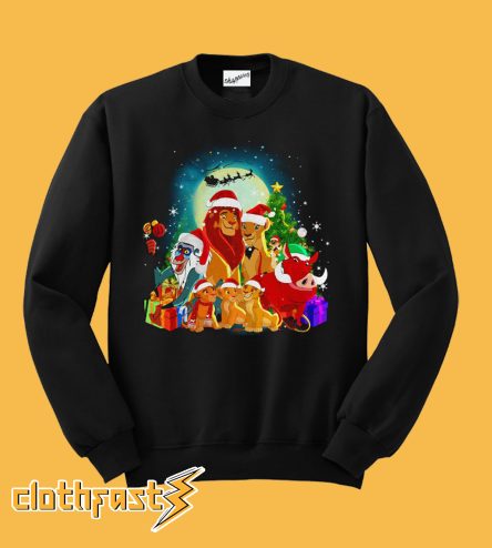 Lion king Merry Christmas Sweatshirt