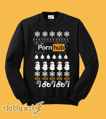Porn Hub Snowman Sweatshirt