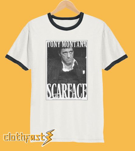Scarface Face White T-shirt
