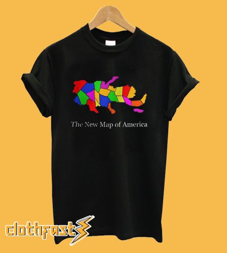 The New Map Of America T-Shirt