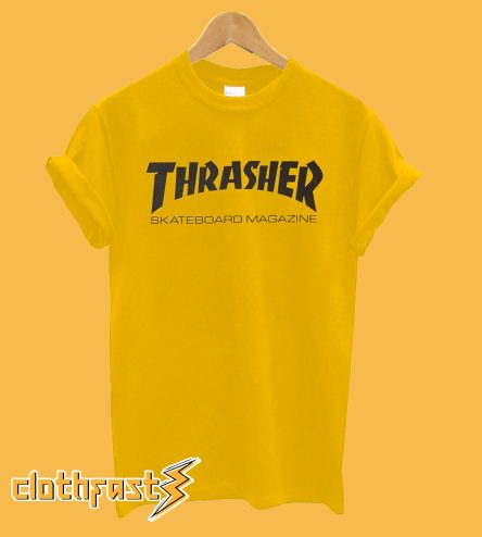 Thrasher yellow T-shirt