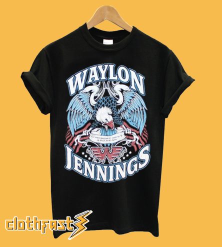 Waylon Jennings Logo T Shirt