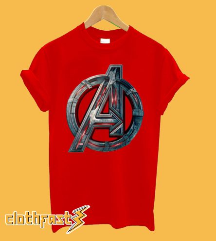 Avengers Logo Red T Shirt