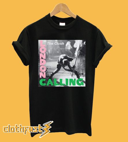 The Clash London Calling Black T Shirt