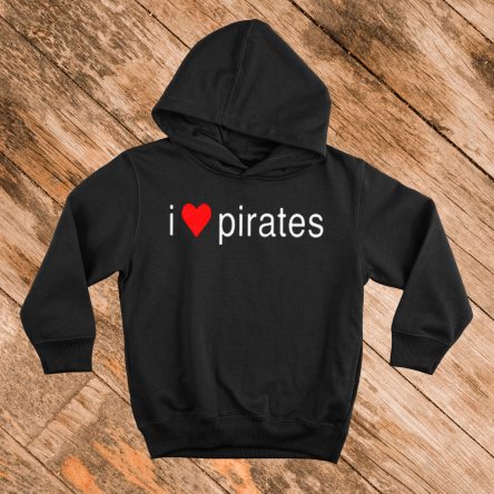 I Love (Heart) Pirates Hoodie