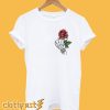 Rose Skeleton Hand T-Shirt