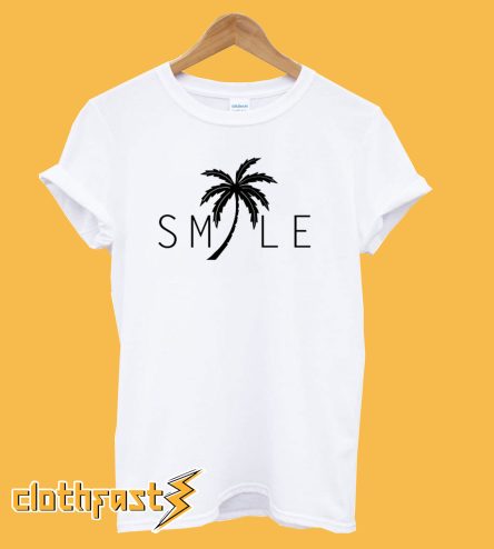 Smile Palm Tree T shirt