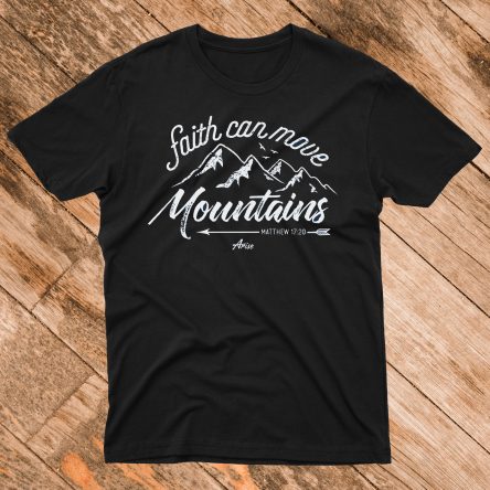 T shirt With Mountains