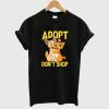 Adopt Don’t Shop Cute Cat & Dog Rescue Adoption T-Shirt