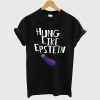 Hung like Epstein Eggplant T-shirt