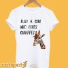 Just A Girl Who Loves Giraffes T-Shirt