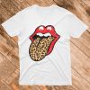 Red Lips Leopard Tongue T-Shirt