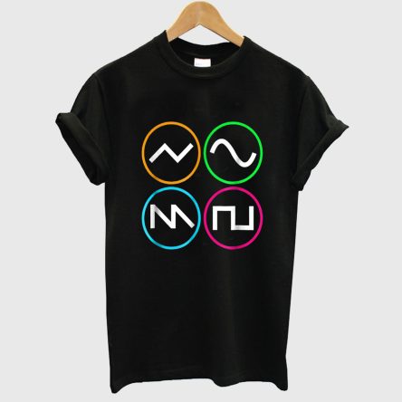Retro Synth Wave For 80S Electronic Music Fans T-shirts