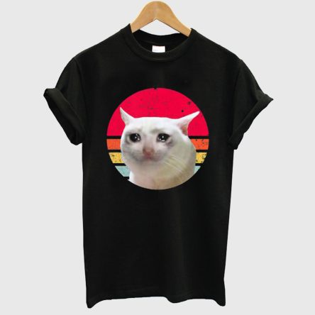 Sad Crying Cat T Shirt
