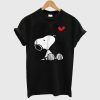 Heart Sitting Snoopy T-Shirt