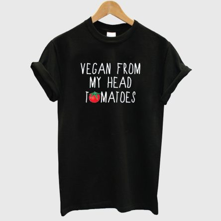 Vegan Quote Black T-Shirt