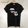 Karl Lagerfeld And Cat T shirt