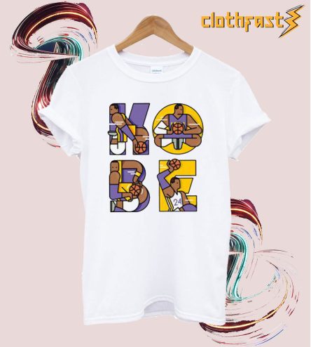 Kobe Bryant Tribute Typography T Shirt