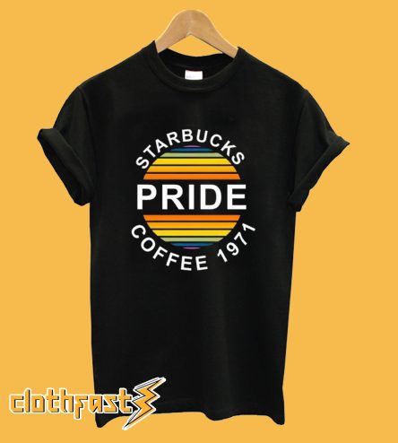 Starbucks Pride Coffe 1971 T-shirt.