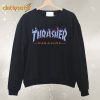 Thrasher Blue Flames Sweatshirt