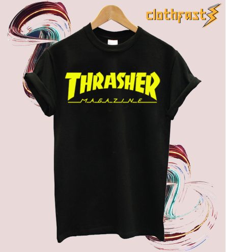 Thrasher Yellow logo T-Shirt