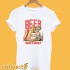 BEER DOG TEXT T-Shirt