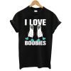 I Love Boobies Blue-Footed Booby T shirt