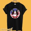 Patriotic French Bulldog Frenchie Usa Flag Gift 4Th July T-Shirt