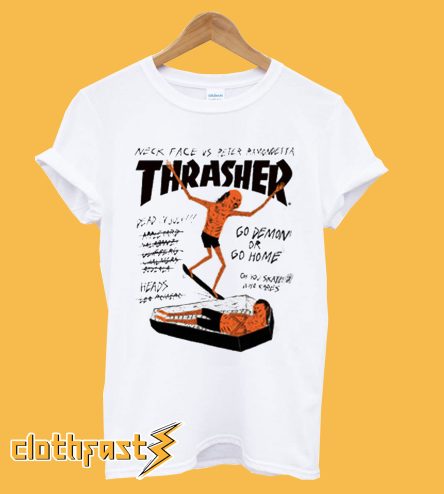 Thrasher Magazine Neckface Vs Peter Ramondetta T Shirt
