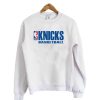 Knicks Basketball White Sweatshirt