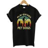 Play Guitars Pet Dogs Guitarist And Dogs Vintage T-Shirt