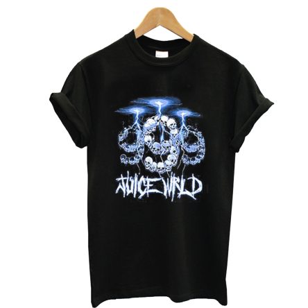 999 Club by Juice WRLD Lightning Black T Shirt