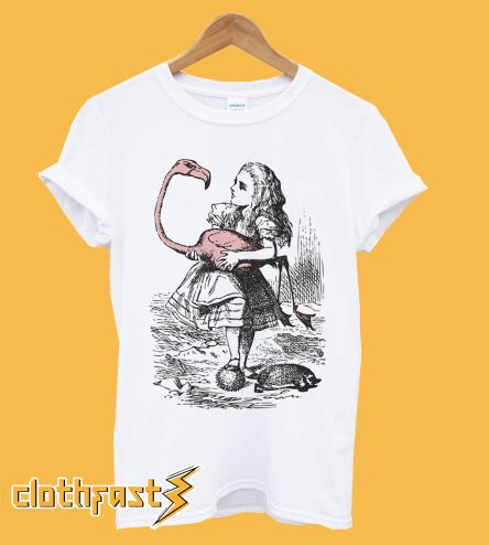 Alice And Flamingo T-Shirt