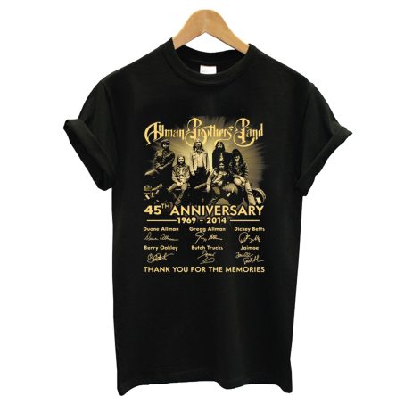 Allman Brothers Band 45th Anniversary 1969 2014 T shirt