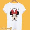 Minnie Mouse White T shirt