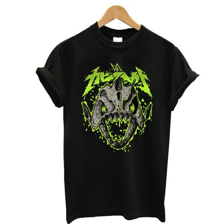 Splatoon Tentallica Green Scary Guy Fierce Fishskull Band Parody T-Shirt
