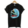T-Rex Surfing Funny T-Shirt