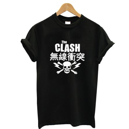 The Clash Japanese Skull New T-Shirt