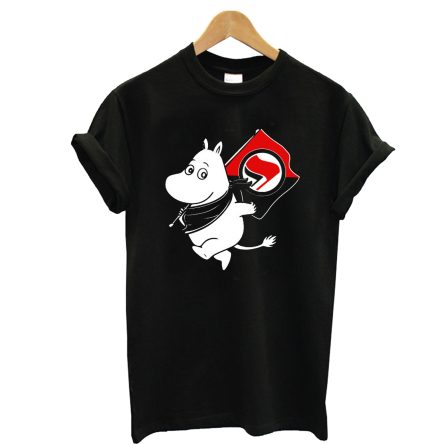 Antifa Moomin Anti Fascist T-Shirt