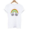 Louis Tomlinson Rainbow Skeleton Hand Raglan T-Shirt