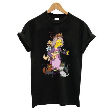 The Simpsons Crazy Cat Lady T-Shirt