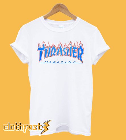 Thrasher Magazine Patriot Flame T-Shirt