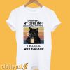 Cat My Coffee And I Having A Moment Vintage T-Shirt