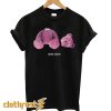 Palm Angels Black With Pink Bear Graphic T shirt