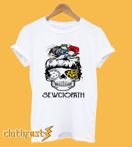 Skull Sewing Sewciopath T-Shirt