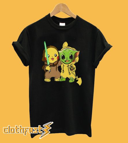 Baby Yoda Pikachu T-shirt